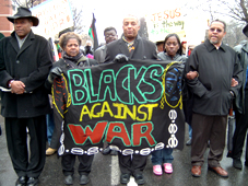 戦争に反対する黒人